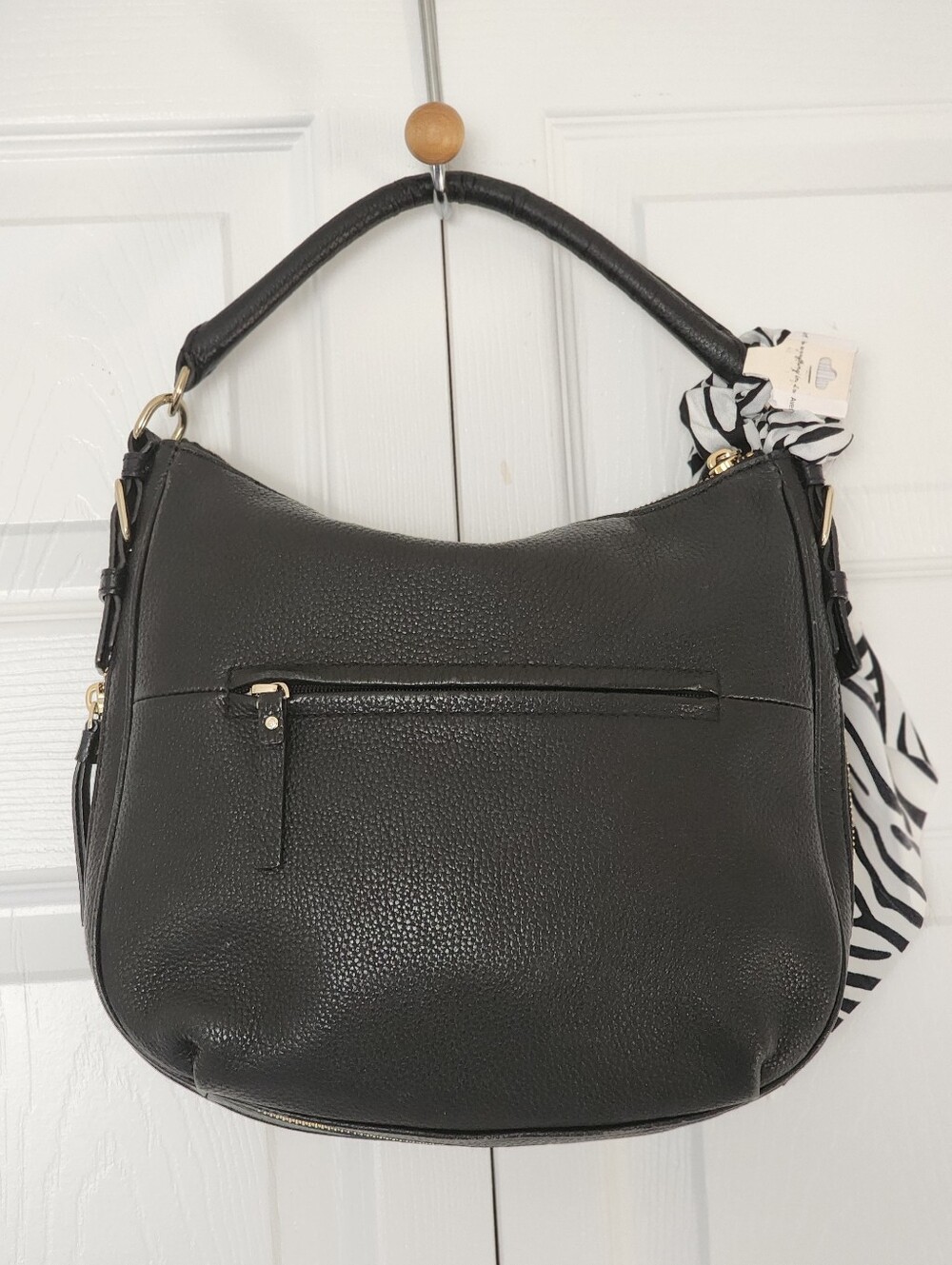 Kate Spade Black Leather Hobo Bag - Picture 4 of 12